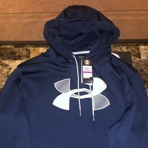 Mens Under Armour Sweatshirt, Navy Blue XXL
